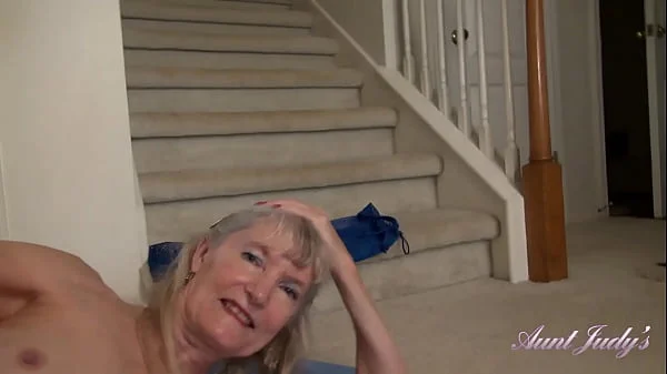 AuntJudys - 69yo Amateur GILF Diane's Yoga Workout